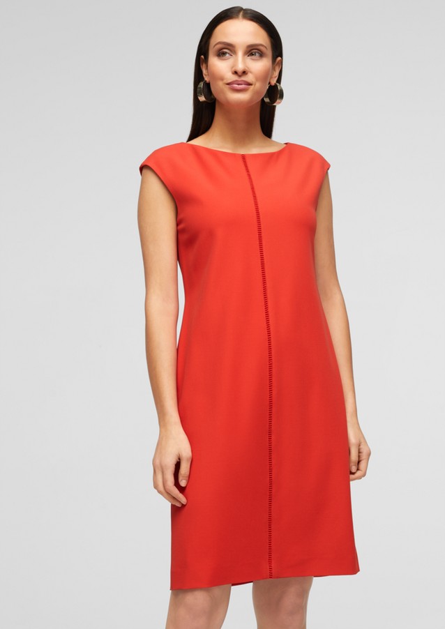 Women Dresses | Sheath dress with decorative stitching - XT96982