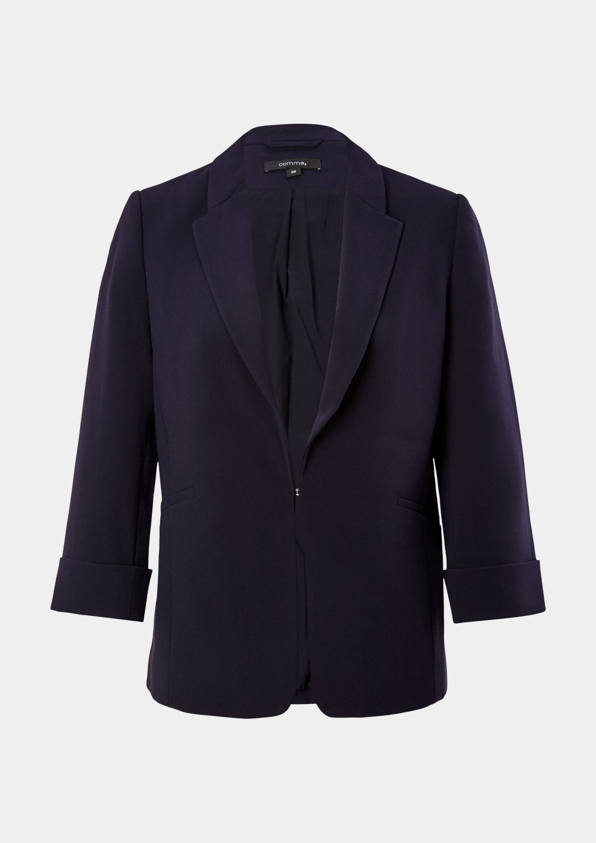 Blazer with a crêpe texture from comma