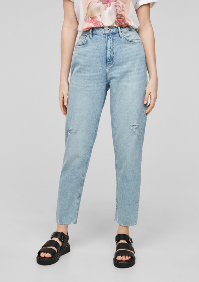 Damen Jeans | Relaxed Fit: Mom-Jeans im Used Look - CY19112