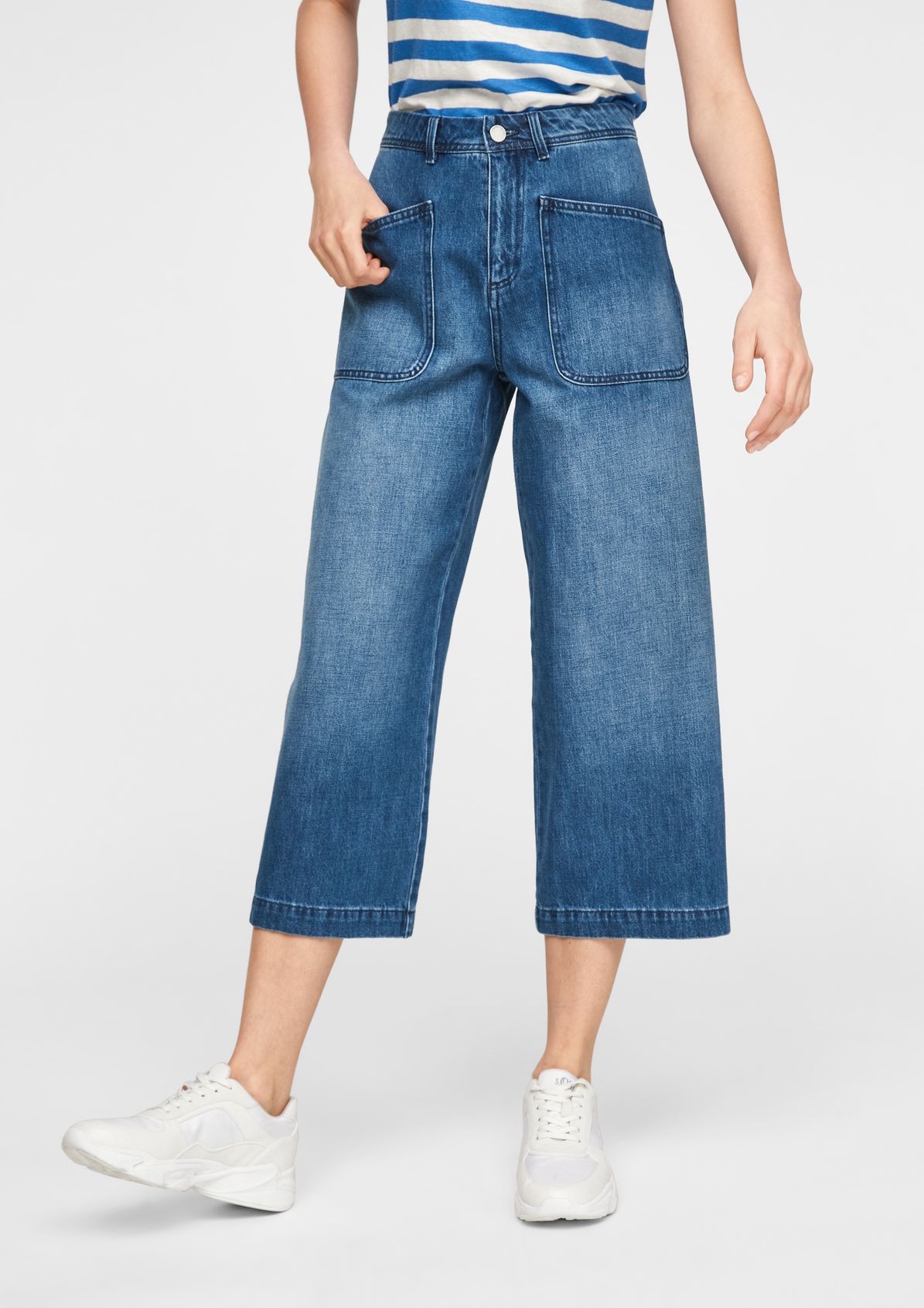 Regular Fit: Culotte aus Jeans 