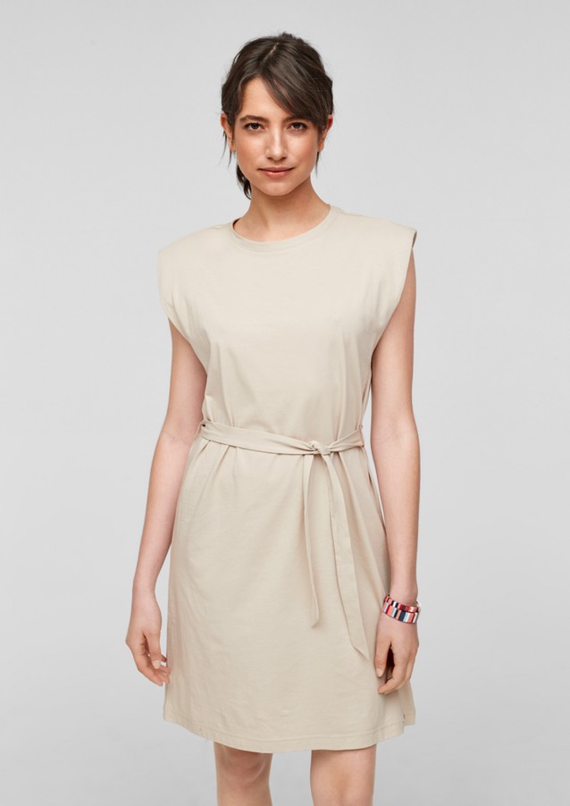 Damen Kleider | Jerseykleid mit Bindegürtel - IG55913