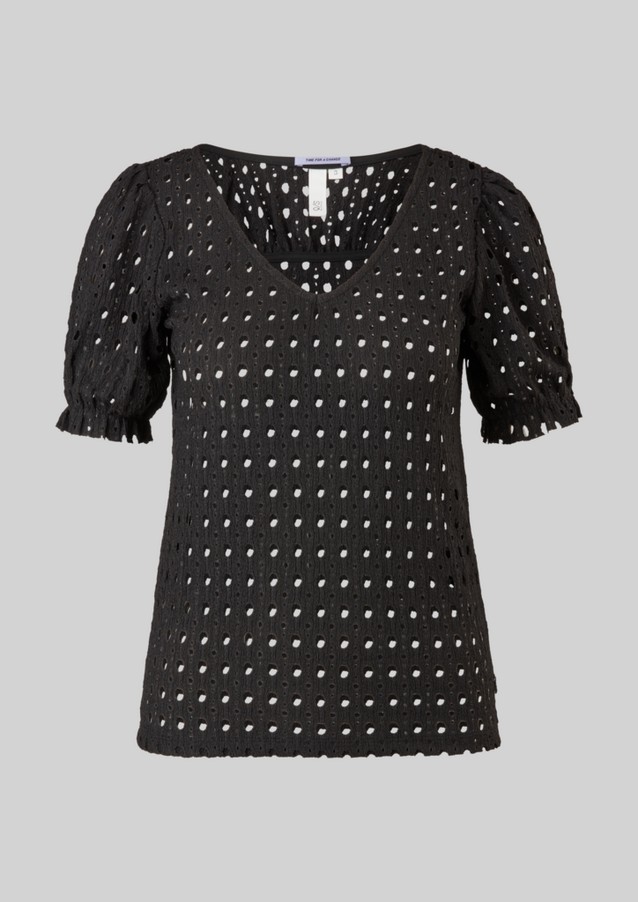 Damen Shirts & Tops | Shirt mit Lochmuster - XO80070