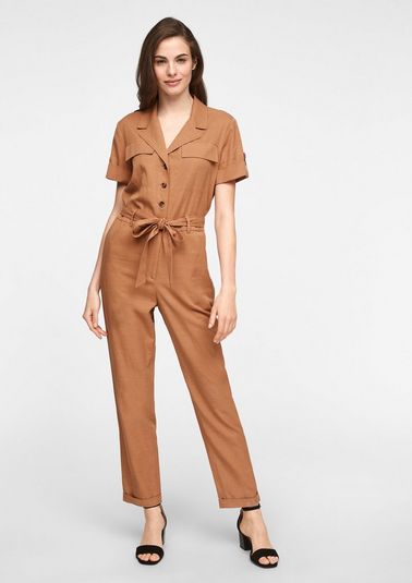 Blended lyocell jumpsuit from comma