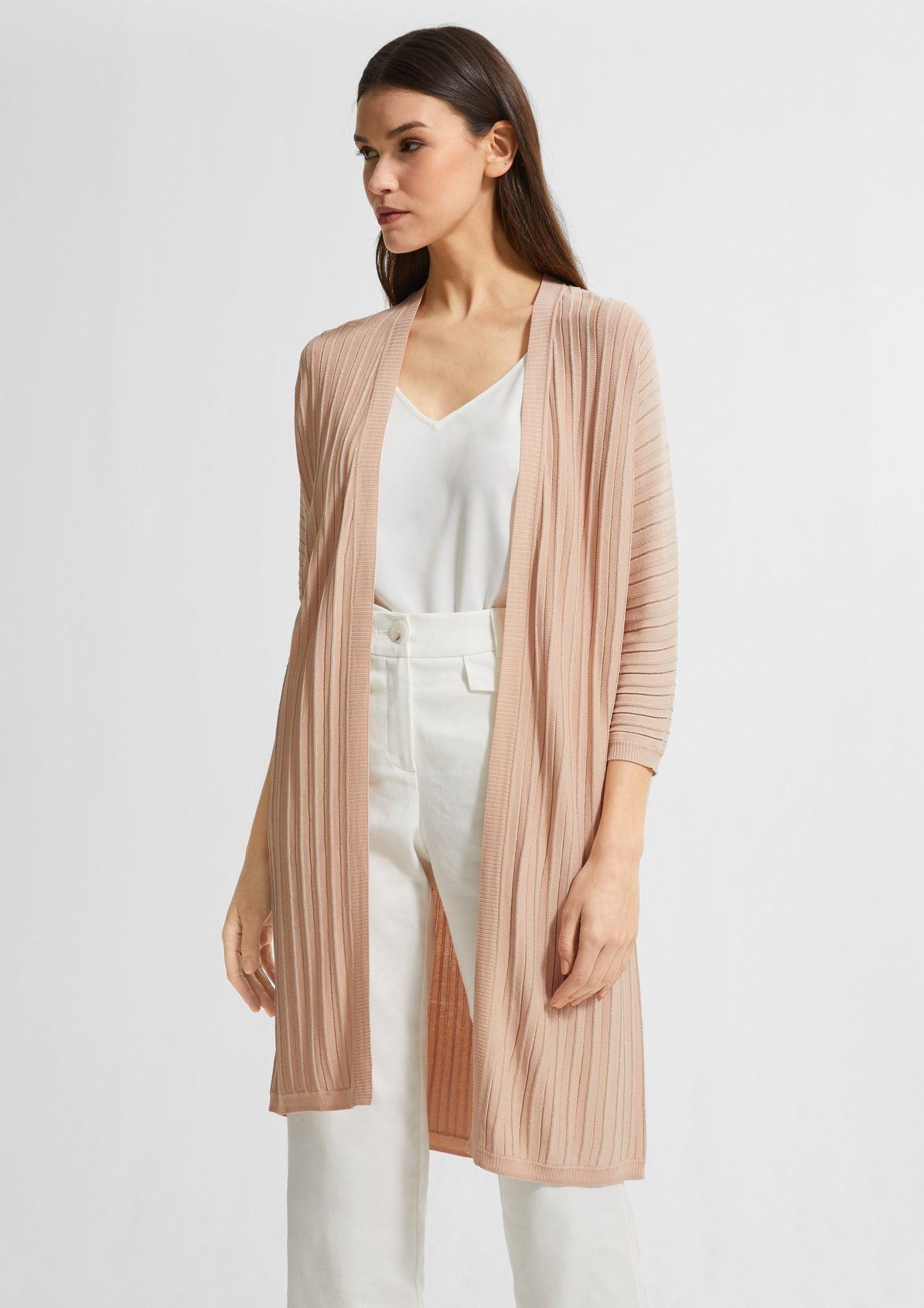 Long jacket with batwing sleeves from comma
