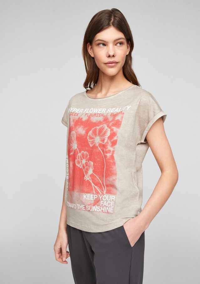Damen Shirts & Tops | Print-Shirt mit Waschung - LT15513