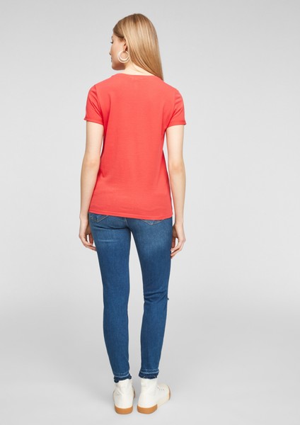 Damen Shirts & Tops | Jerseyshirt mit Frontprint - OF95443