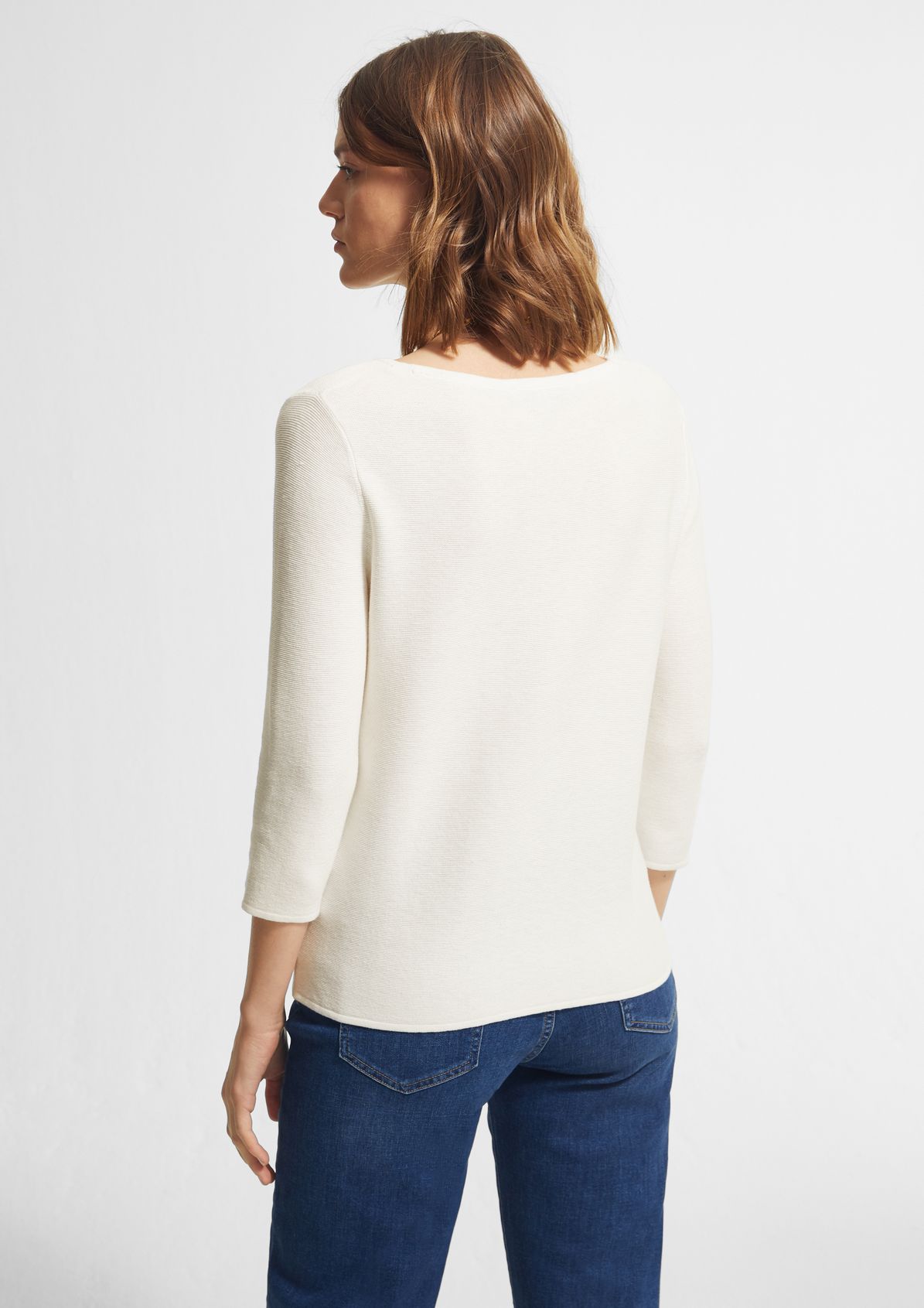Soft jumper with a knit texture from comma