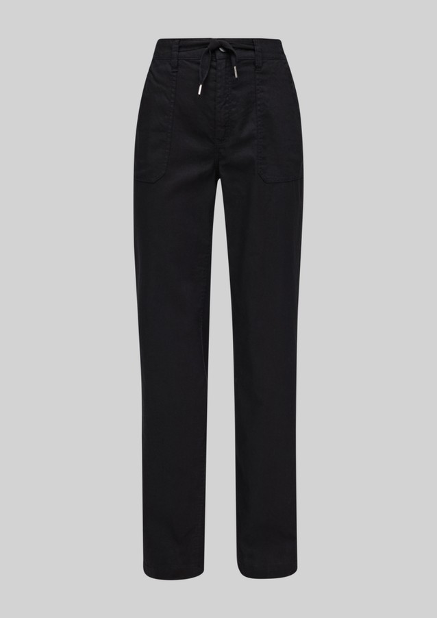 Femmes Pantalons | Regular Fit : pantalon en lin mélangé - TU18843