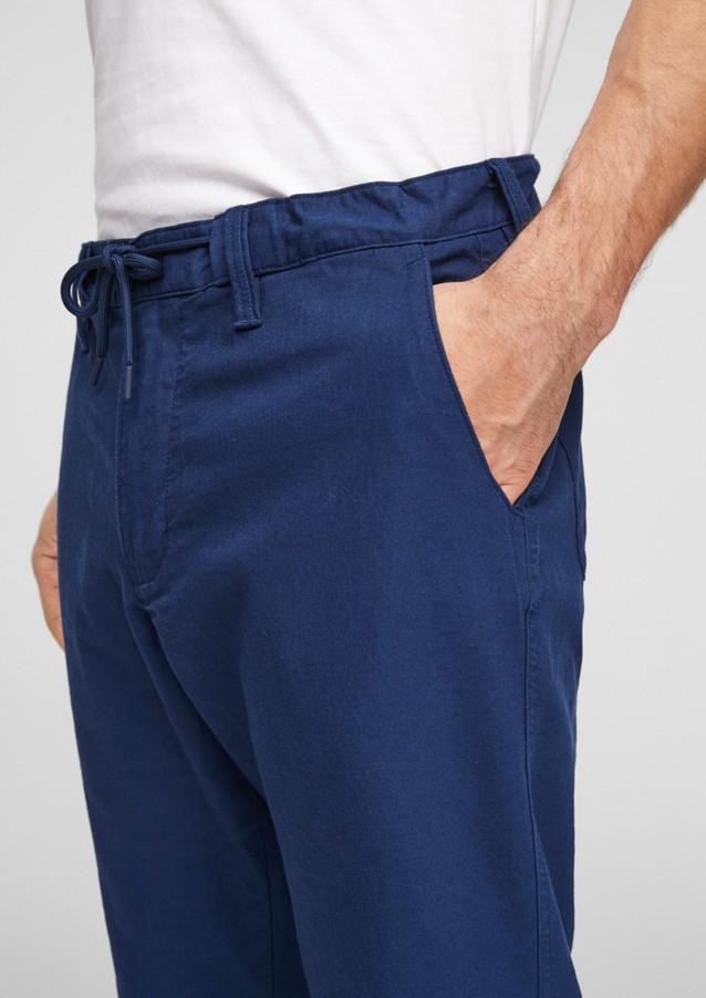 Men Trousers | Relaxed Fit: linen blend trousers - VM66248