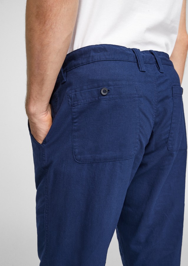 Men Trousers | Relaxed Fit: linen blend trousers - VM66248