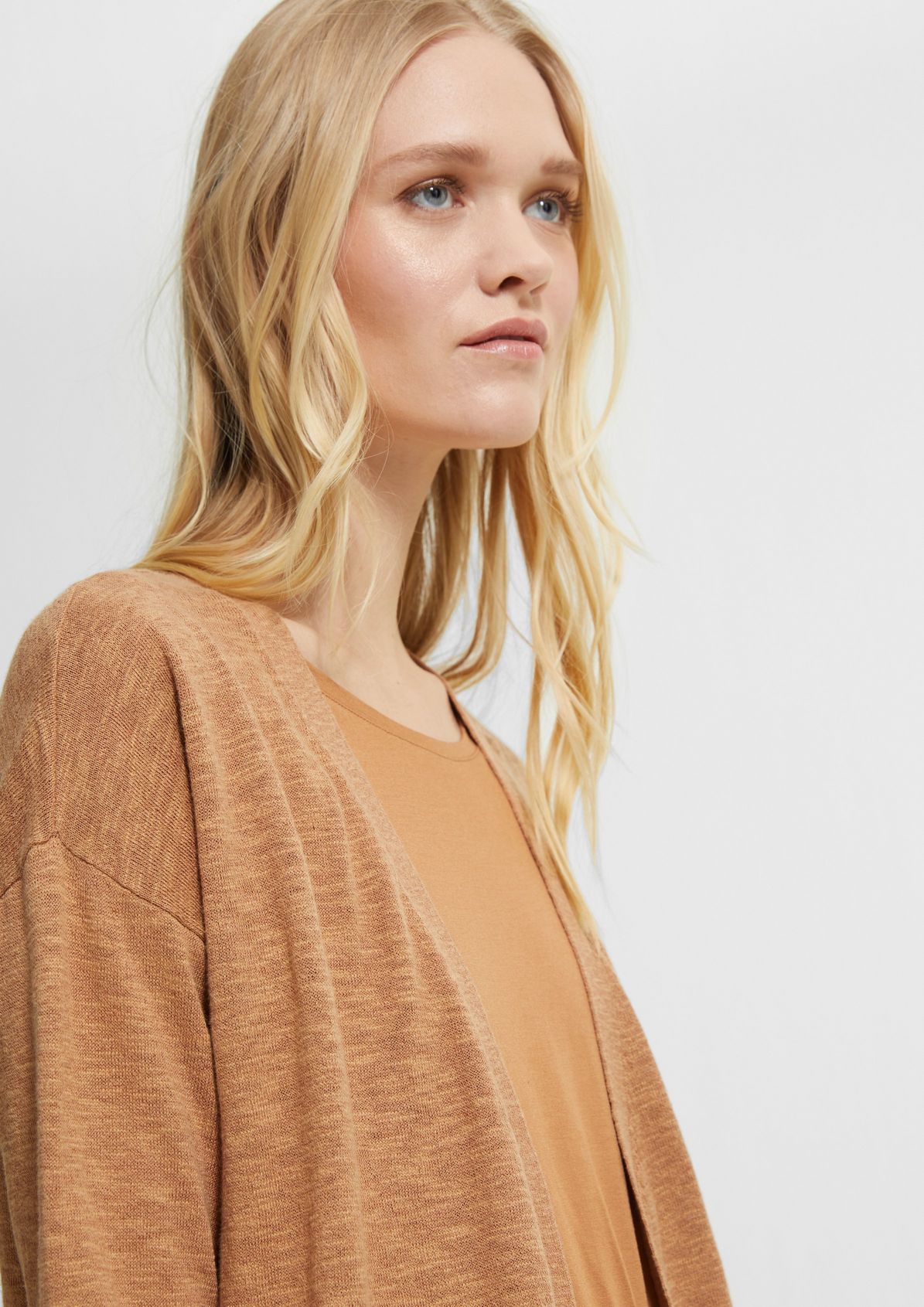 Linen blend cardigan from comma