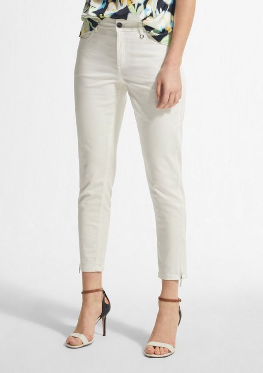 Slim Fit: Jeans aus Colored Denim 