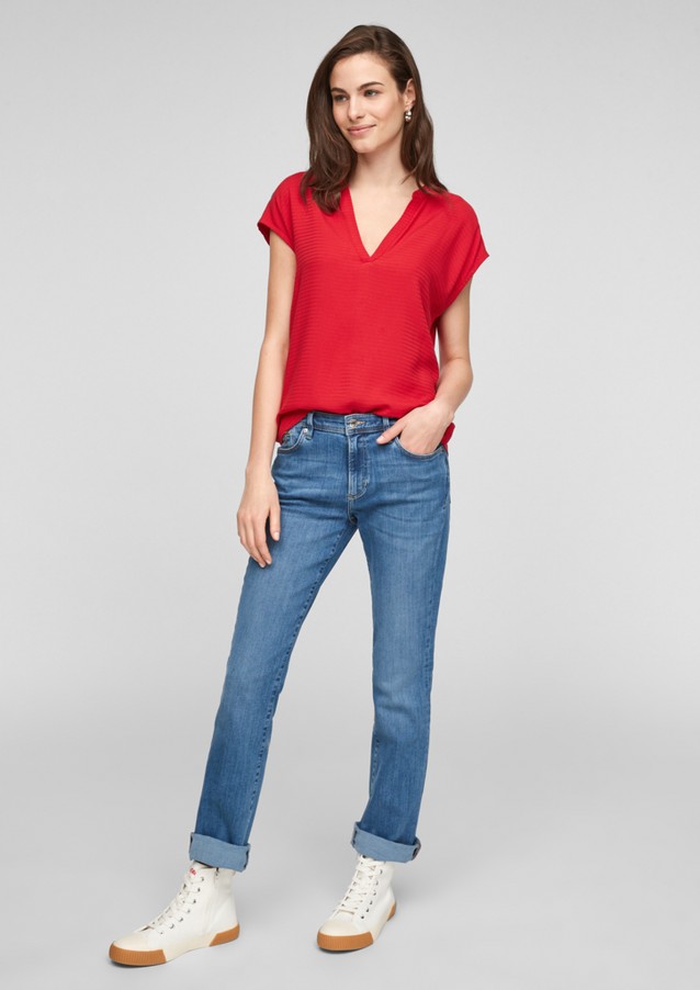 Damen Shirts & Tops | Jerseyshirt mit Blusenfront - OI74274