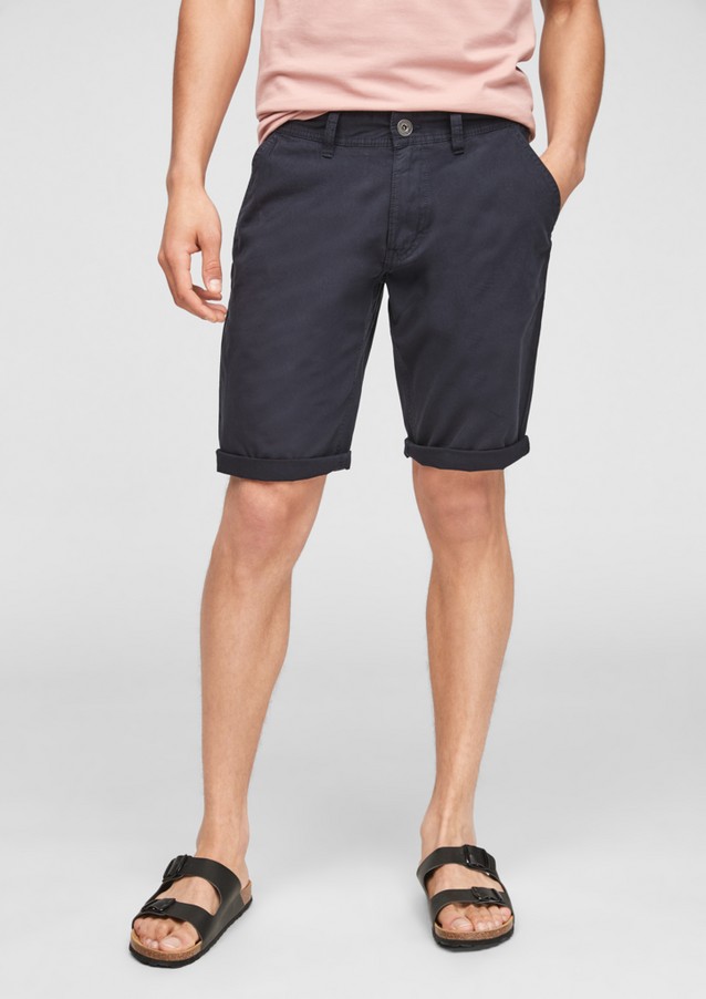 Men Bermuda Shorts | Regular Fit: cotton Bermudas - CW22780