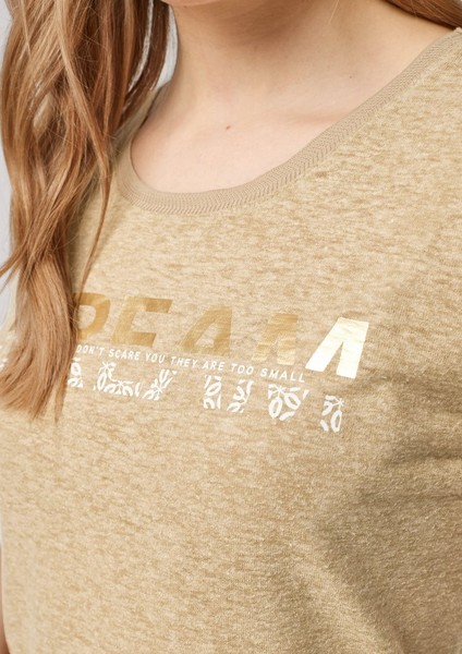 Damen Shirts & Tops | Print-Shirt aus Hanfmix - IJ24946