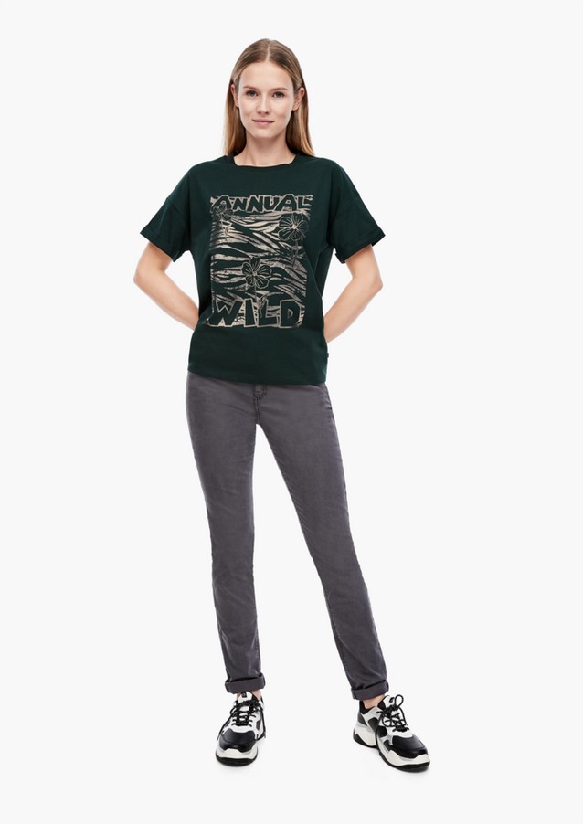 Damen Shirts & Tops | Jerseyshirt mit Metallic-Print - HS32479