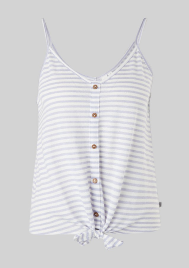 Damen Shirts & Tops | Streifentop mit Glitzergarn - HP16067