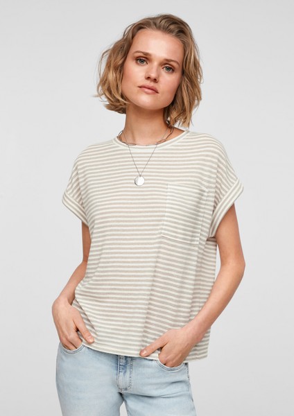 Damen Shirts & Tops | T-Shirt mit Ringelmuster - HC77016
