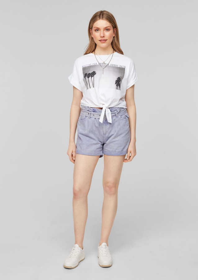 Damen Shirts & Tops | Jerseyshirt mit Knoten-Detail - ED25863