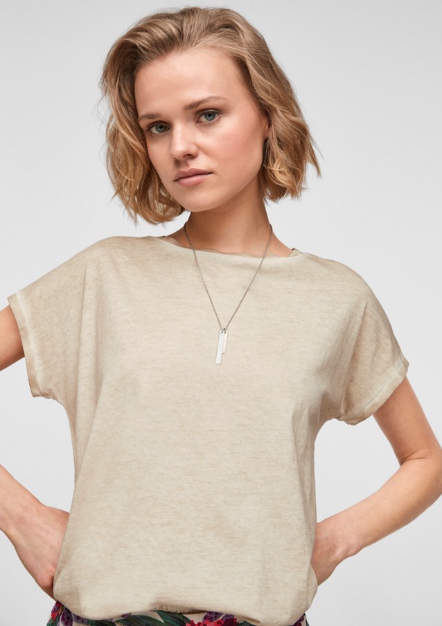 Femmes Shirts & tops | T-shirt ample animé d’un effet délavé - CL96997