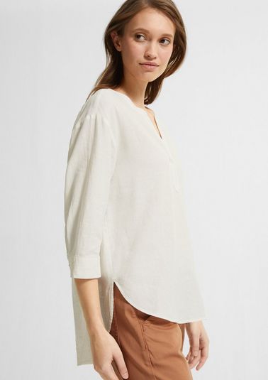 Tunic blouse in a linen blend from comma