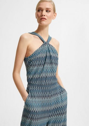 Jumpsuit with a zigzag pattern from comma