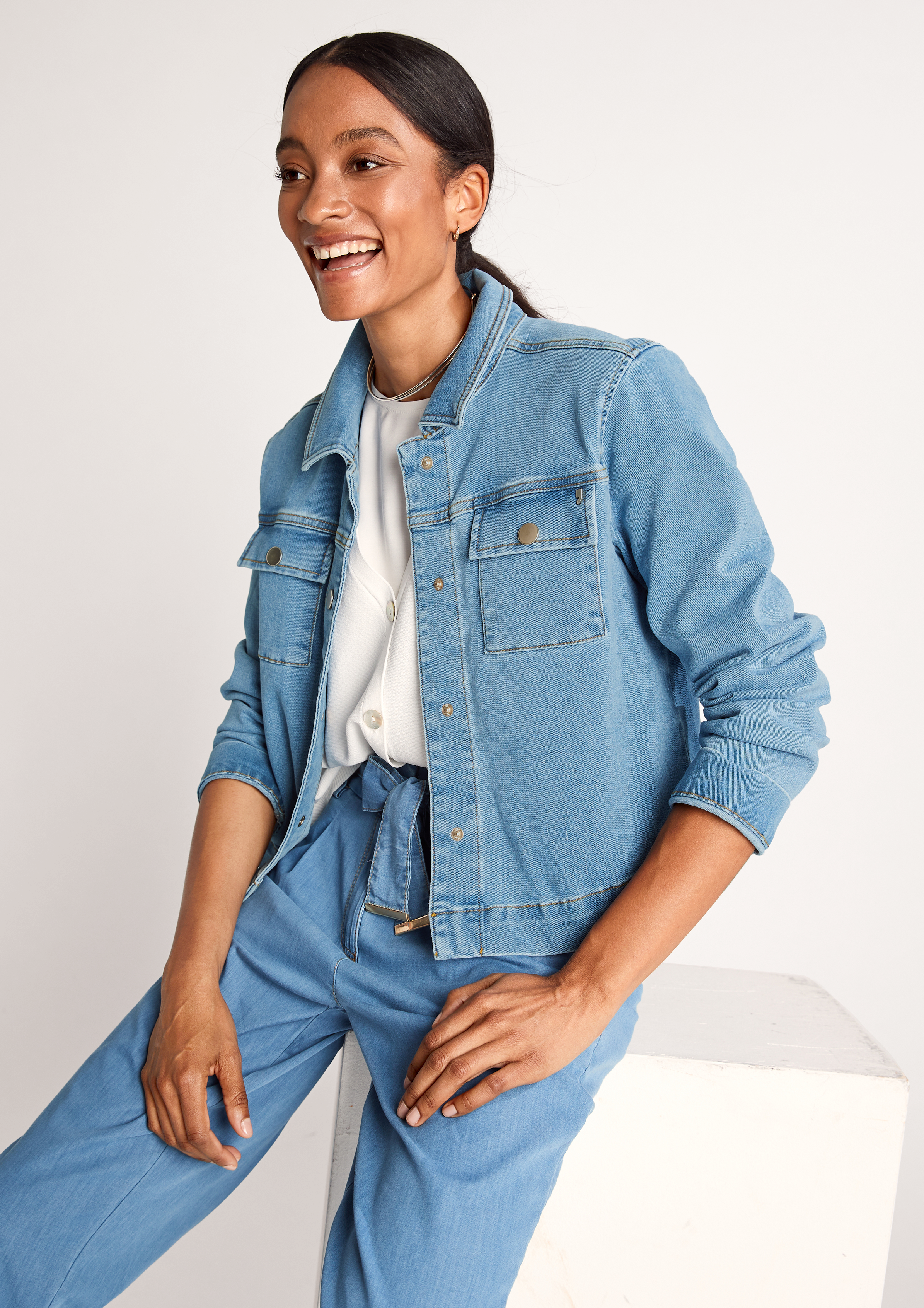 denim lightweight jacket