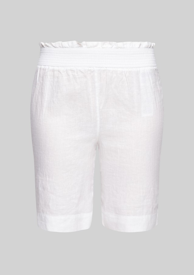 Femmes Shorts | Regular Fit : short en lin - CO07109