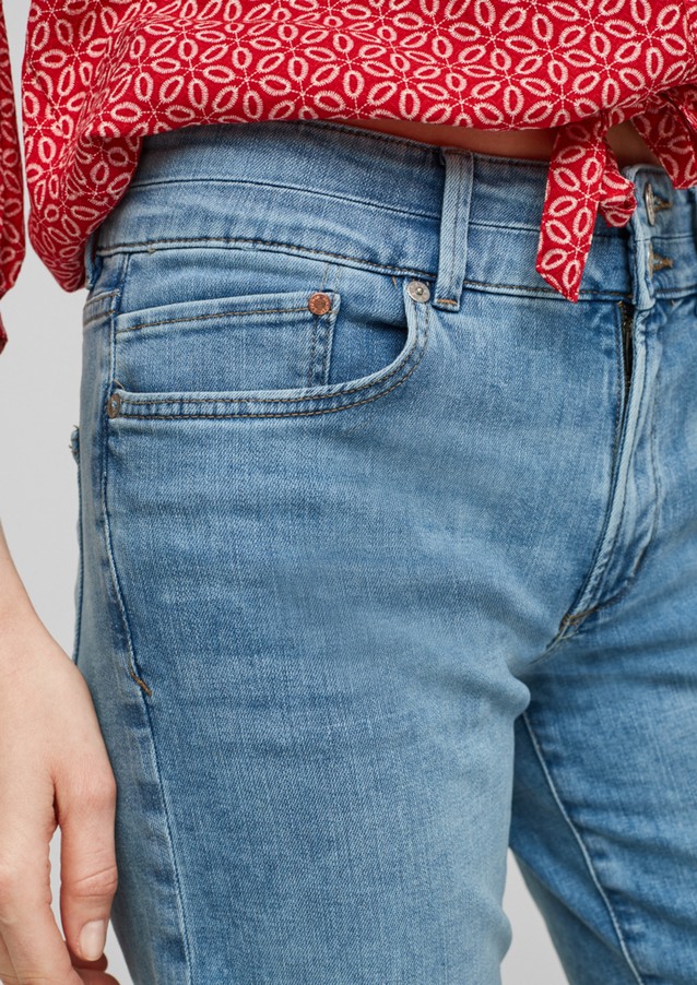 Femmes Jeans | Slim Fit : bermuda en jean - OK20982