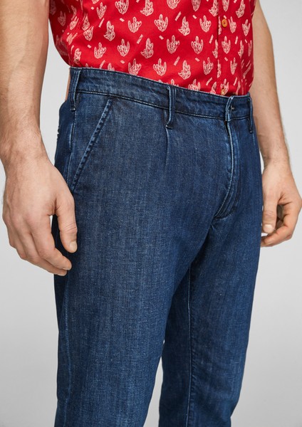 Hommes Jeans | Regular Fit : jean à teneur en lin - LK64057