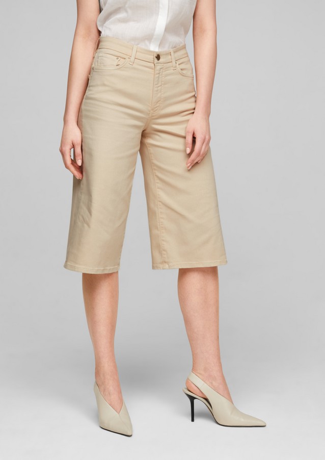 Damen Shorts | Regular Fit: Wide leg-Capri - PA59839