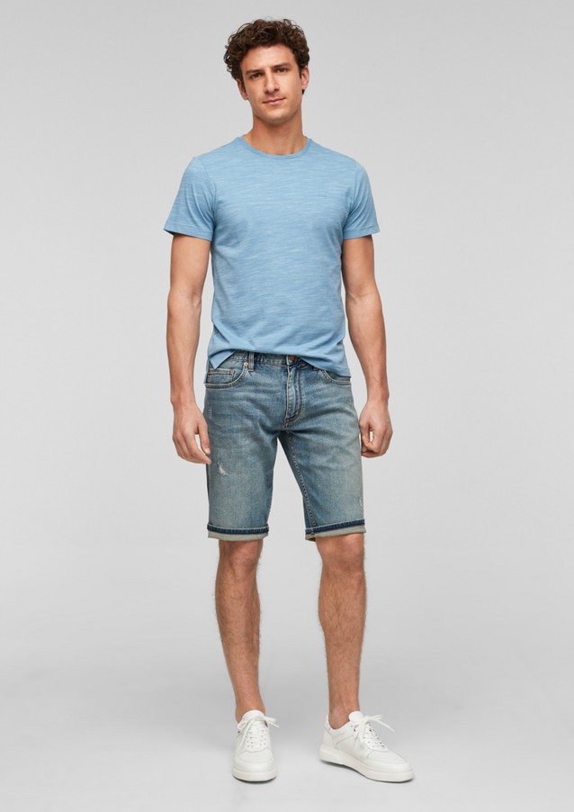 Hommes Shorts & Bermudas | Relaxed Fit : bermuda de style usé - WT35624