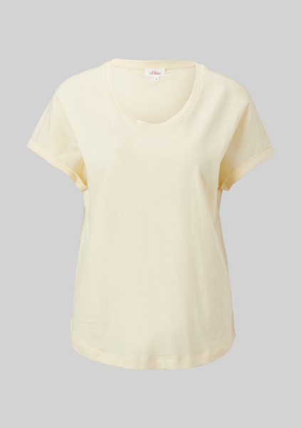 Damen Shirts & Tops | T-Shirt aus Viskosemix - PG73959