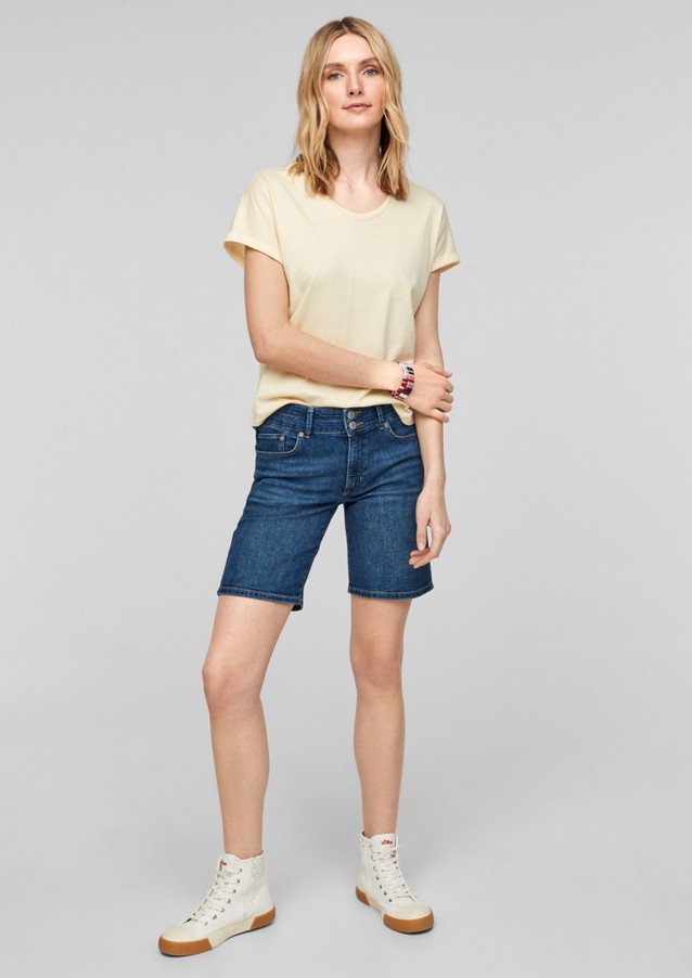 Damen Shirts & Tops | T-Shirt aus Viskosemix - PG73959