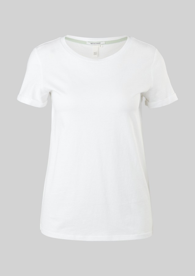 Femmes Shirts & tops | T-shirt en jersey à encolure ronde - EV28144