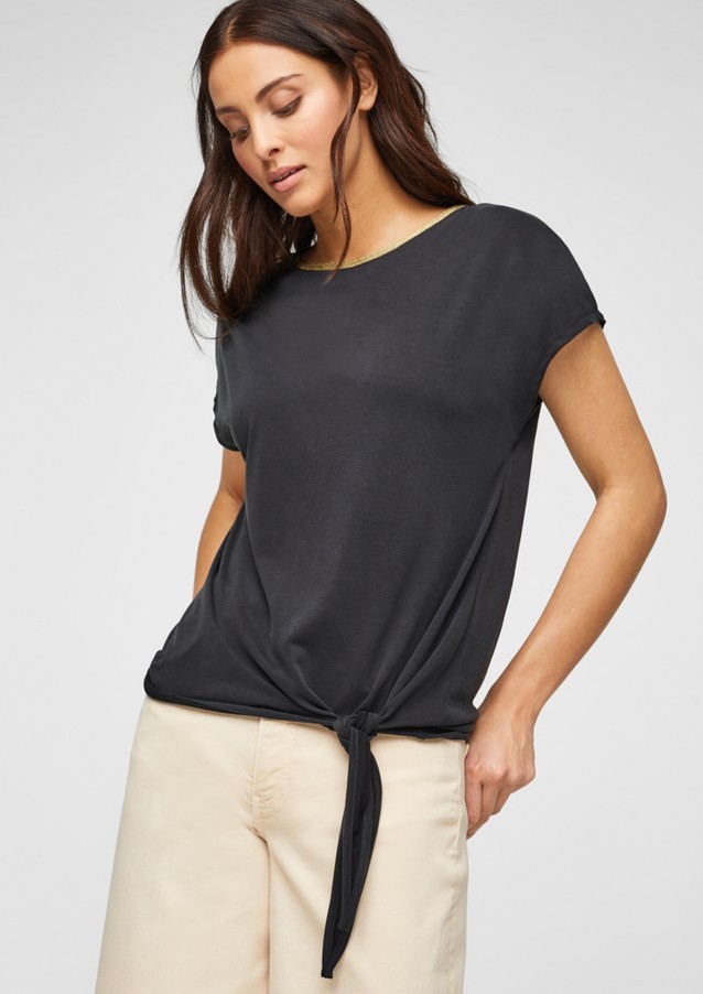 Damen Shirts & Tops | Zartes Shirt mit Glitzerdetail - UI28823
