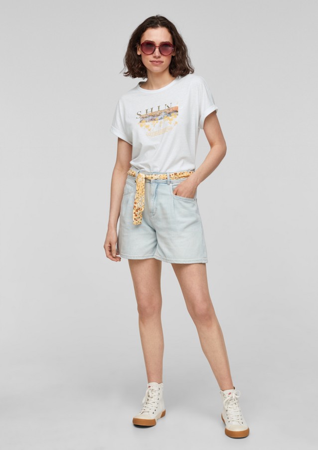 Femmes Shirts & tops | Haut en jersey orné d'une inscription imprimée - PE37547