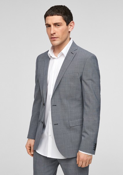 Herren Business Wear | Slim: Elastisches Sakko aus Wollmix - SD31542