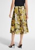 Midi skirt with a floral print from comma