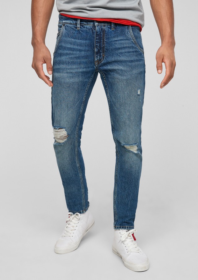 Herren Jeans | Regular Fit: Jeans im Used-Look - MO62095