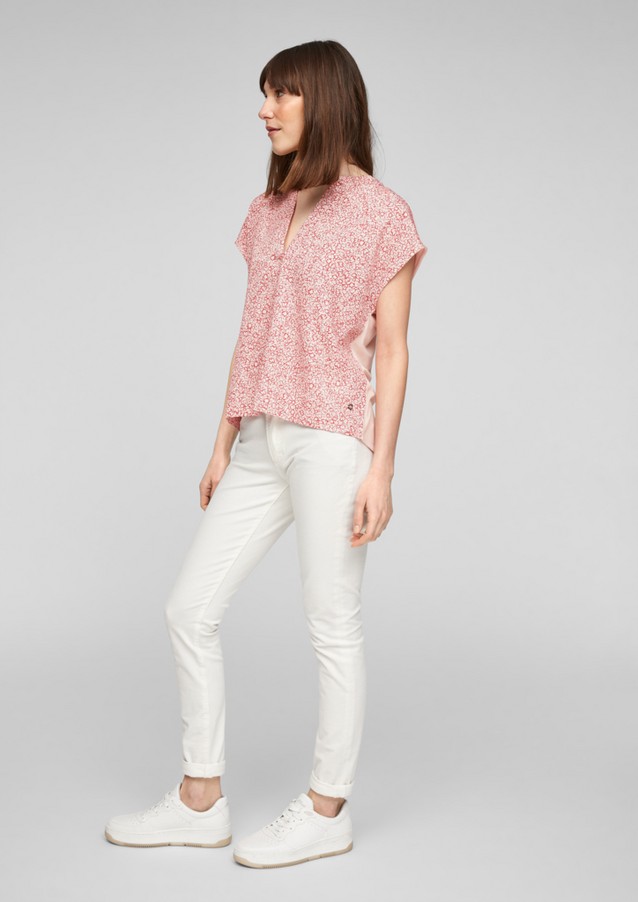 Damen Shirts & Tops | Blusenshirt mit Frontprint - DW11991