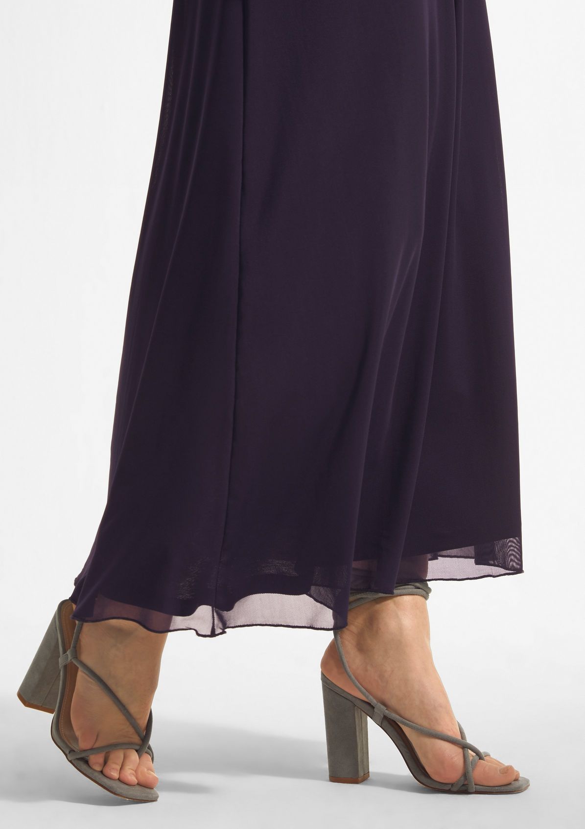 Maxi dress with a bateau neckline from comma