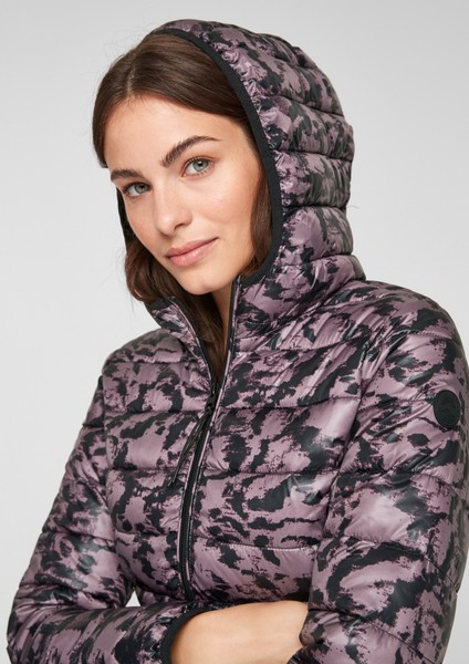Women Jackets | Quilted jacket with a hood - CQ99291