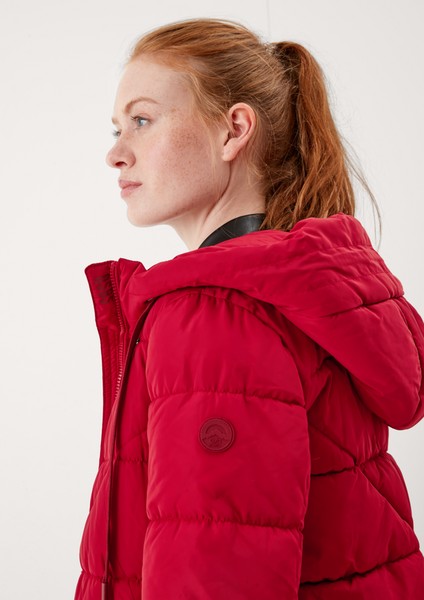 Women Jackets | Quilted jacket with ribbed cuffs and waistband - IS71451
