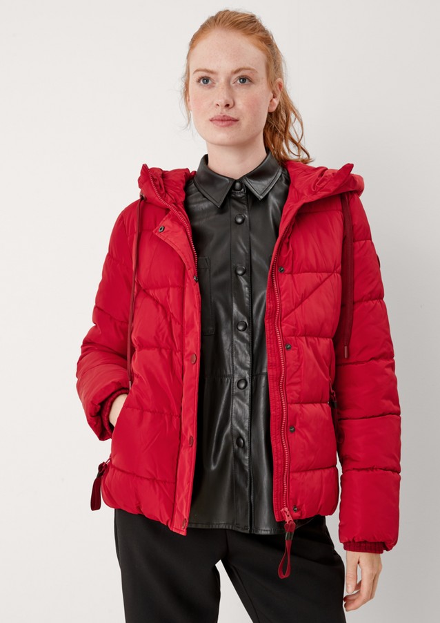 Women Jackets | Quilted jacket with ribbed cuffs and waistband - IS71451