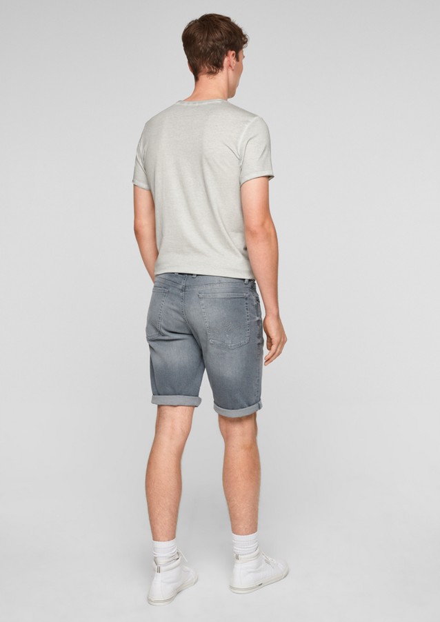 Men Bermuda Shorts | Regular: Bermudas with a garment wash - SE07085