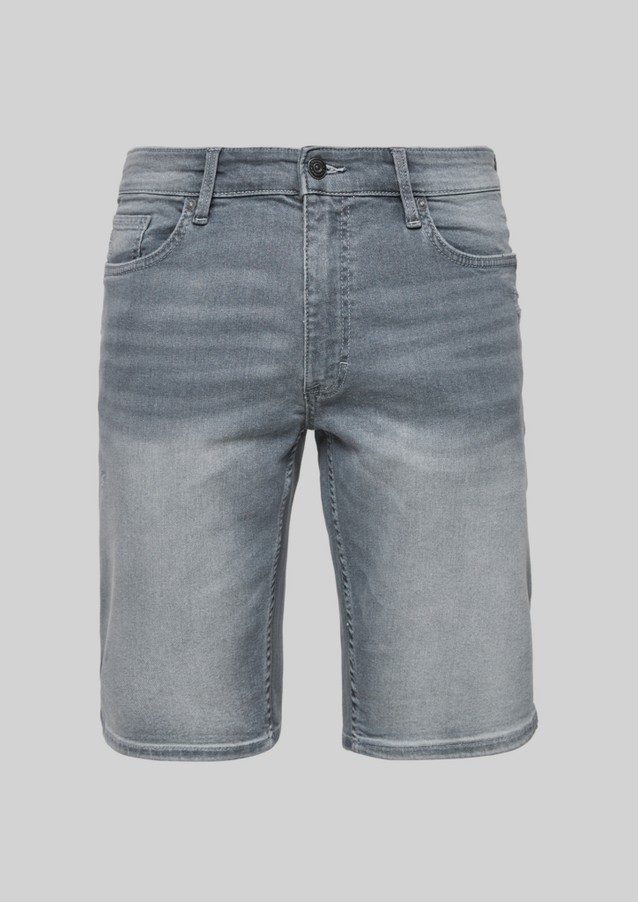 Men Bermuda Shorts | Regular: Bermudas with a garment wash - SE07085