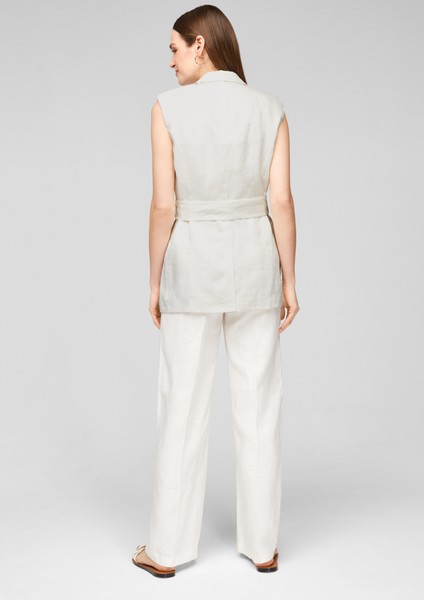 Women Blazers | Oversized linen waistcoat - JC87829