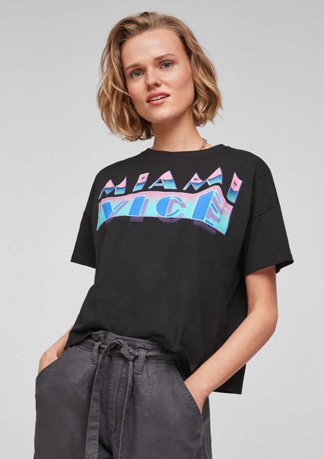 Damen Shirts & Tops | T-Shirt mit Retroprint - MT34683