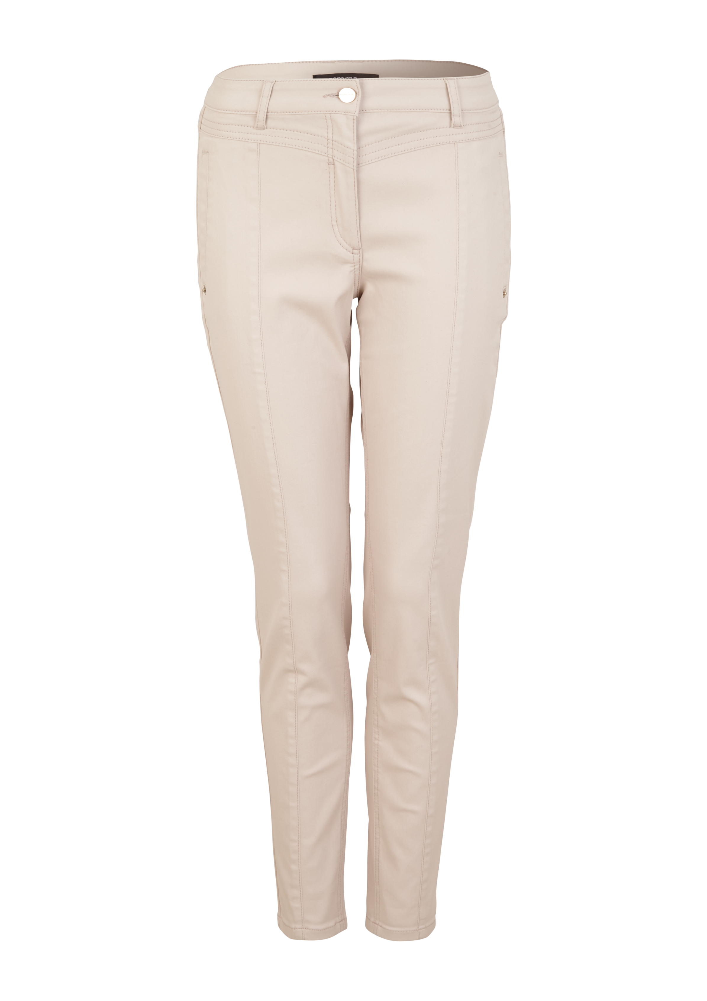 khaki coated jeans